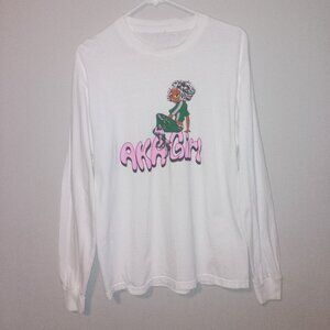 Vintage 90s AKA Sorority Girl Long Sleeve Pullover Top